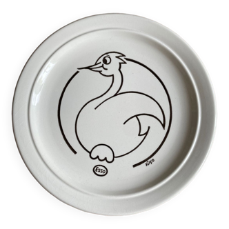 Small ESSO advertising plate - bird