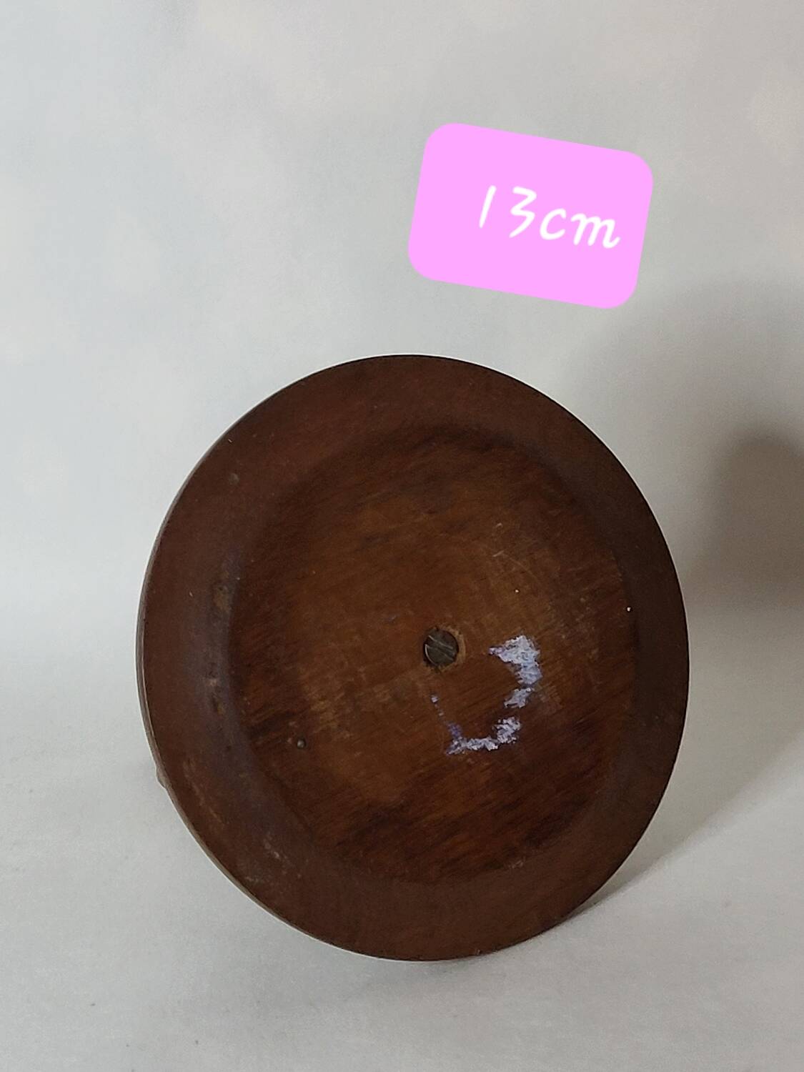 Wooden candle holder