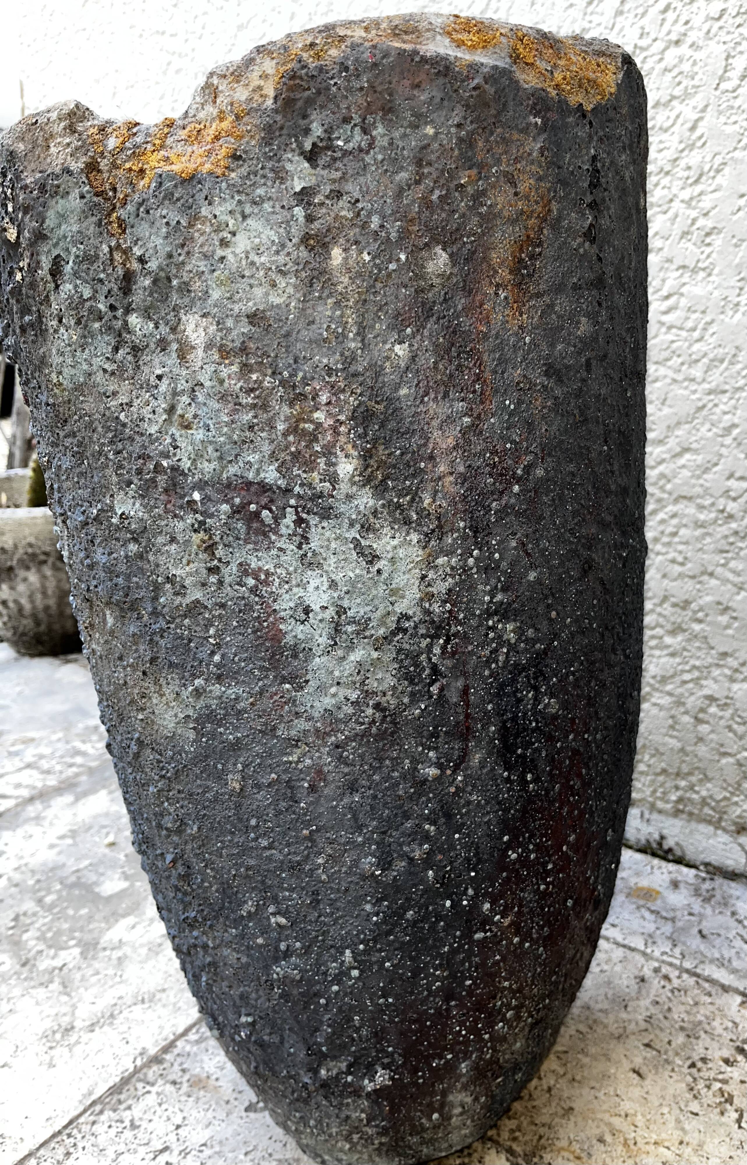 Large cast iron pot