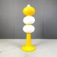 Mid century italian glass floor lamp, 1960s