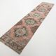 3x12 Rug For Hallway Dark Salmon  Persian Turkish Runner Rug, 82x364Cm SK 5242