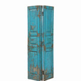 Blue screen patina of origin old teck india