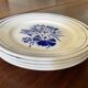 Set of 4 flat plates mismatched