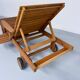 Fischer Möbel design teak deckchairs from the 90s