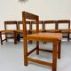 Lot 6 anciennes chaises scandinave"Corona" design années 60 Lennart Bender