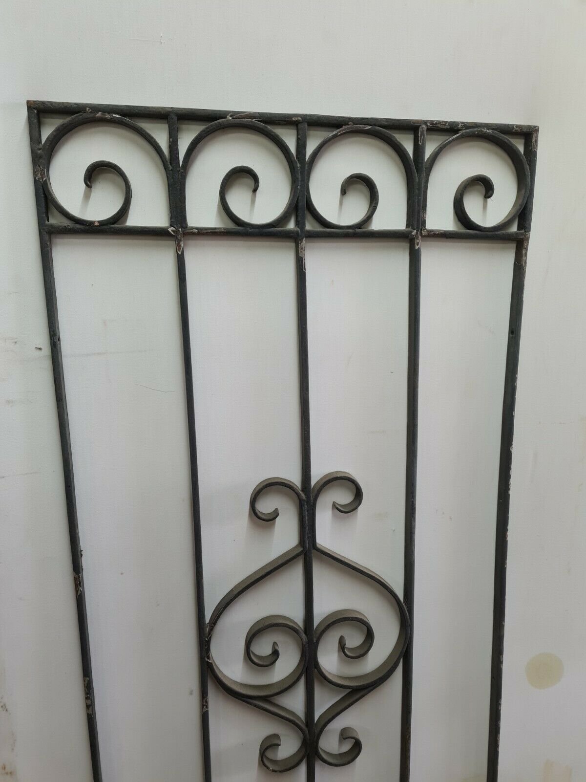 Wrought iron door grille