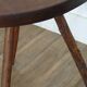 Pair of organic mahogany stools