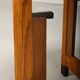 Dutch Art Deco Modernist Amsterdam School side table in Oak