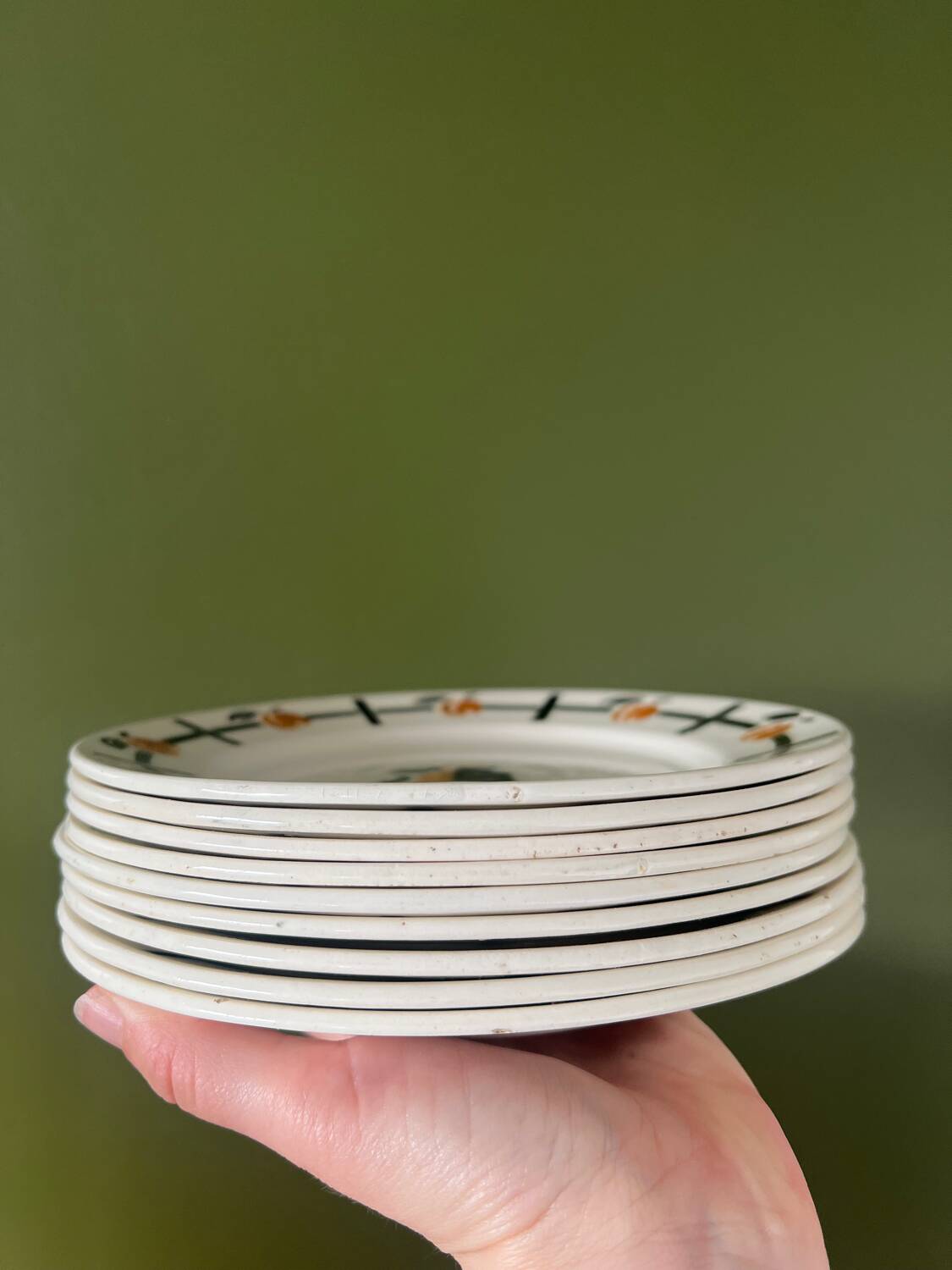 Badonvillier dessert plates