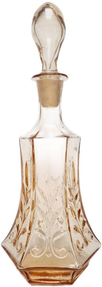 Art Deco carafe from Bolesław Morawski Glassworks, Poland, 1930s