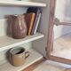 Renovated old wall display cabinet