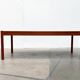Table basse danoise du milieu du siècle en teck massif de Magnus Olesen, années 1960
