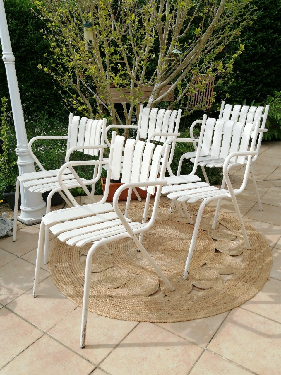 Vintage garden armchairs