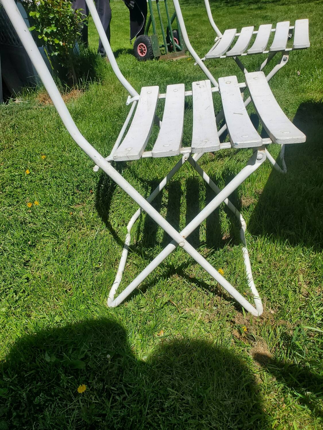 Iron garden furniture