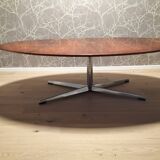 Coffee (or high) oval wooden table
