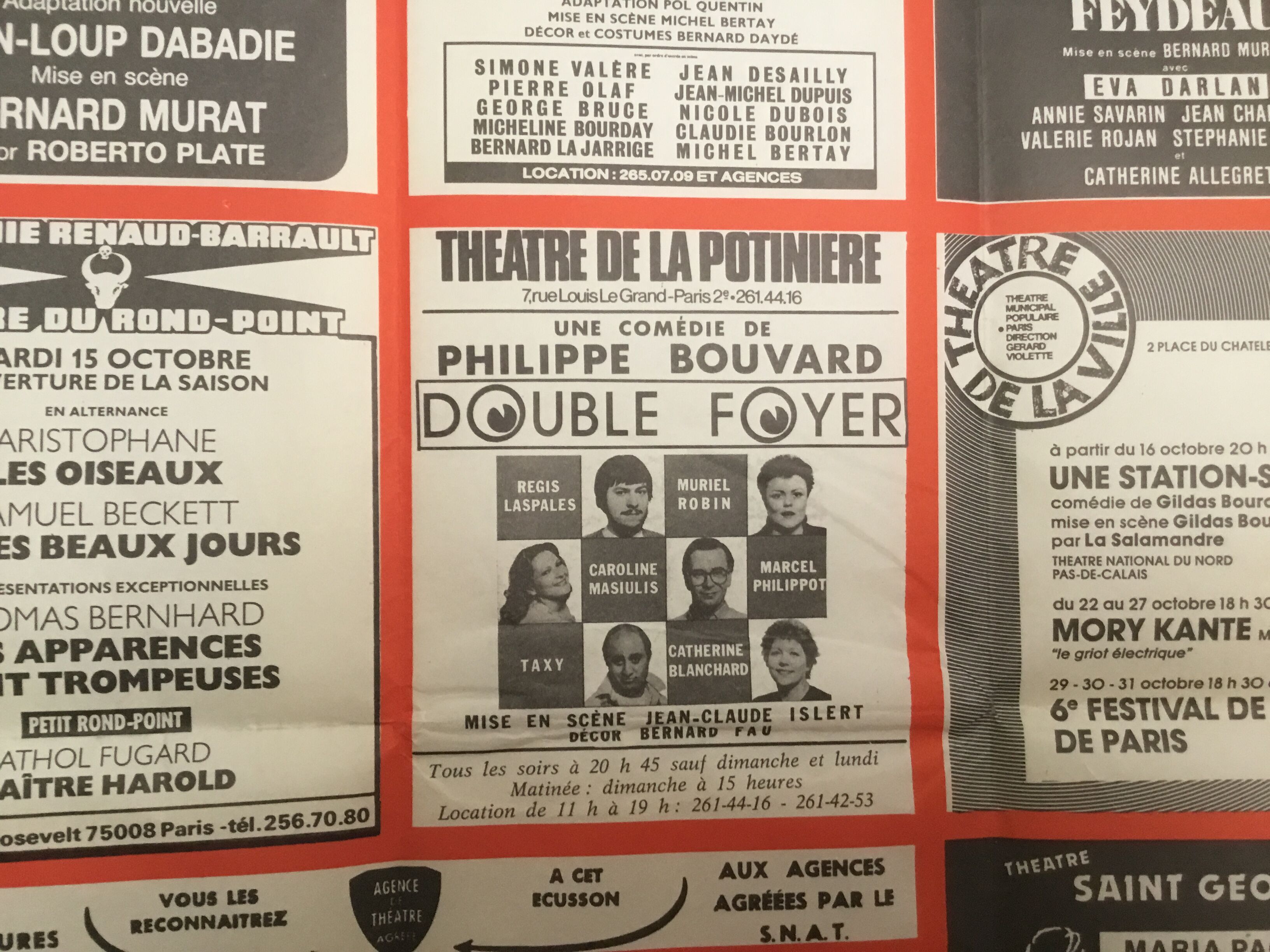 Poster of Parisian shows