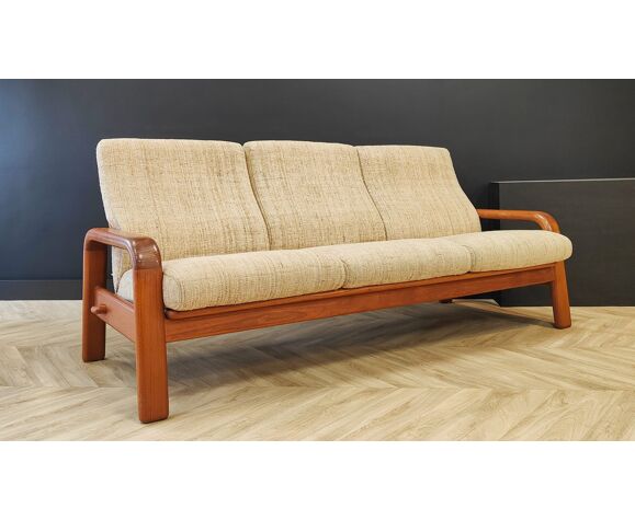 kunstmest compact de wind is sterk Danish mid century bank vintage sofa | Selency