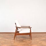 Mid-Century Danish Teak Armchair FD-164 by Arne Vodder for France & Son