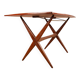 Vintage Danish high and low teak table 1960.
