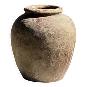 Vase de Borneo en terre - brun