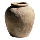 Borneo vase in brown terracotta (1) H35 D23