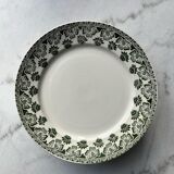 Set of 10 plates Terre de Fer, Model Clover - Badonviller