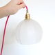 Glass hanging frosted effect, vintage
