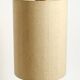 Mid Century Modern tripod walnut wood floor lamp with large fabric shade