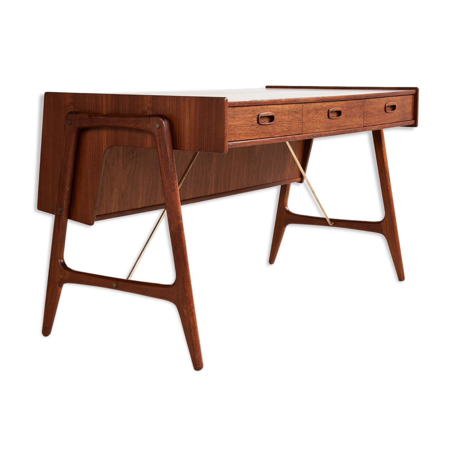 desk in teak by Arne Wahl Iversen