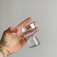 6 verres sur pied en verre épais design