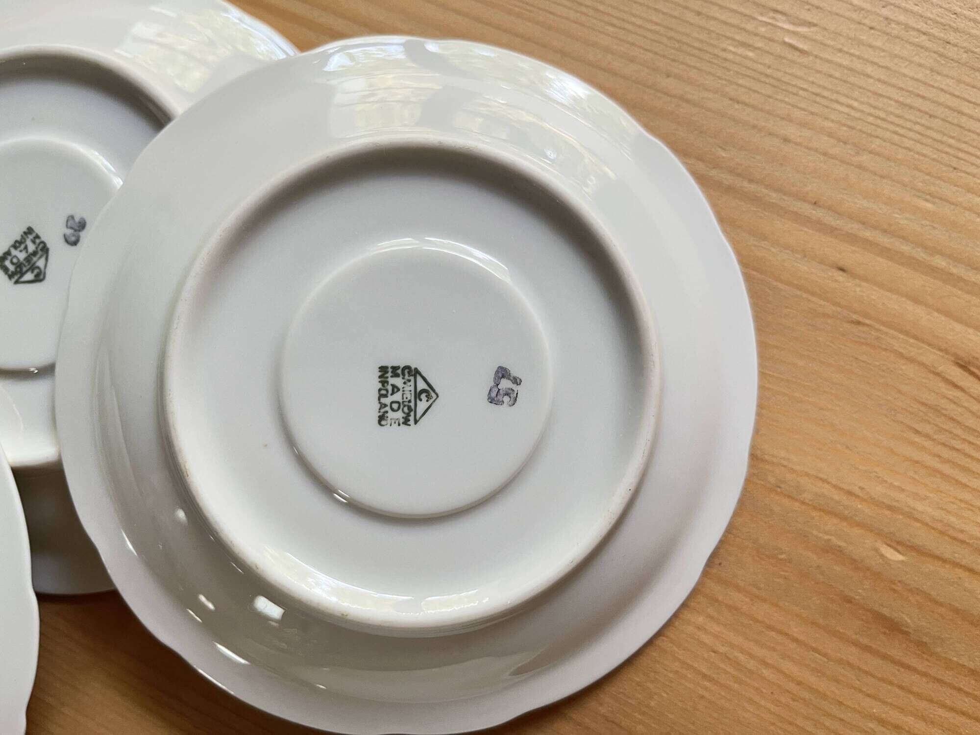 4 fine porcelain cups from Ćmielów