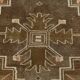 5x13 Tapis Couloir Anatolien Vintage, Tapis Turc Brun Taupe, 159x385 Cm