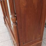 Louis XVI two-door walnut wardrobe