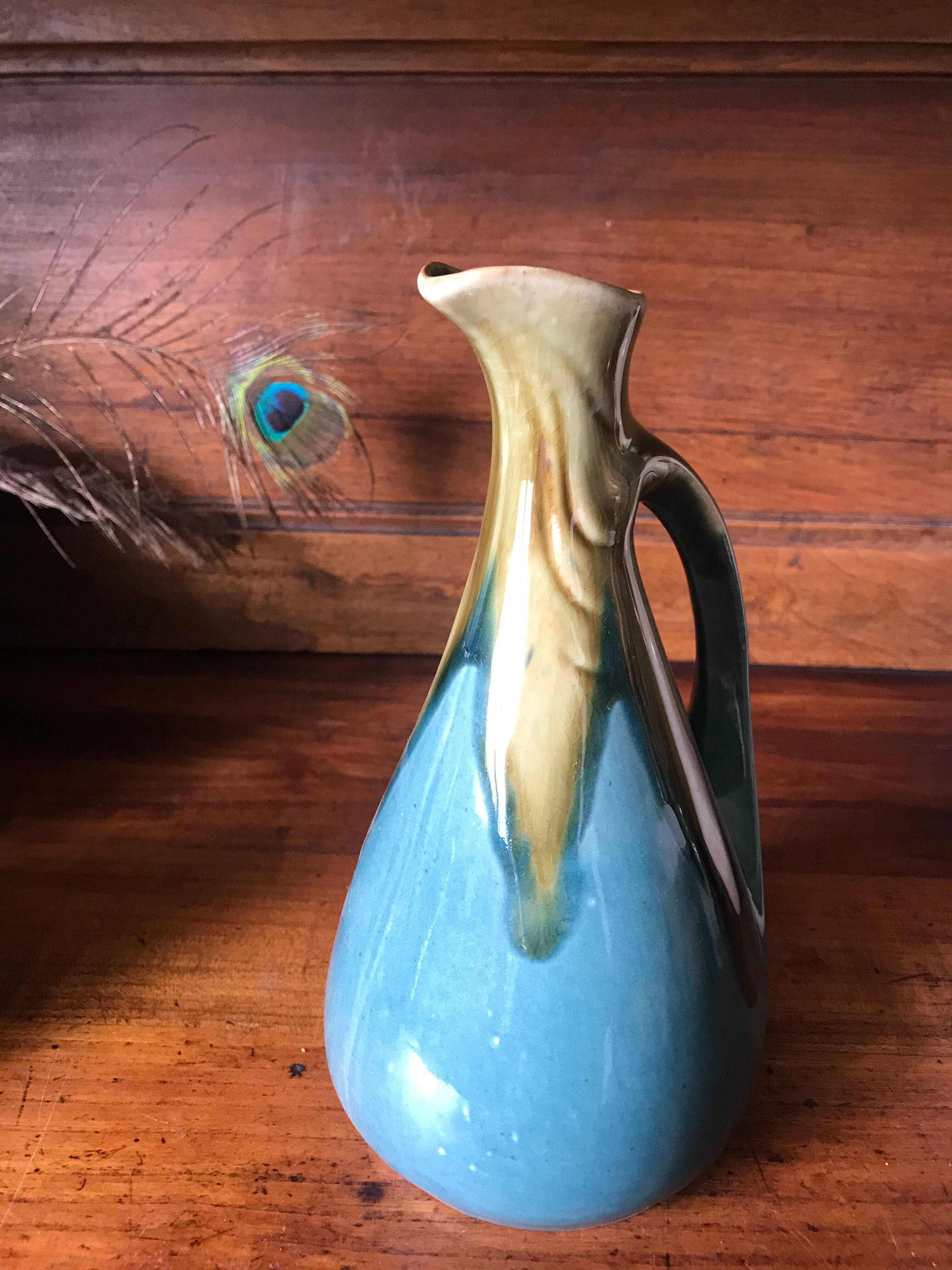 Denbac flamed sandstone pitcher