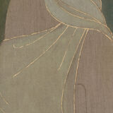 Painted canvas art deco style, contemporary work