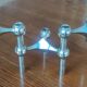 3 Nagel Design Candleholders / box and original candles