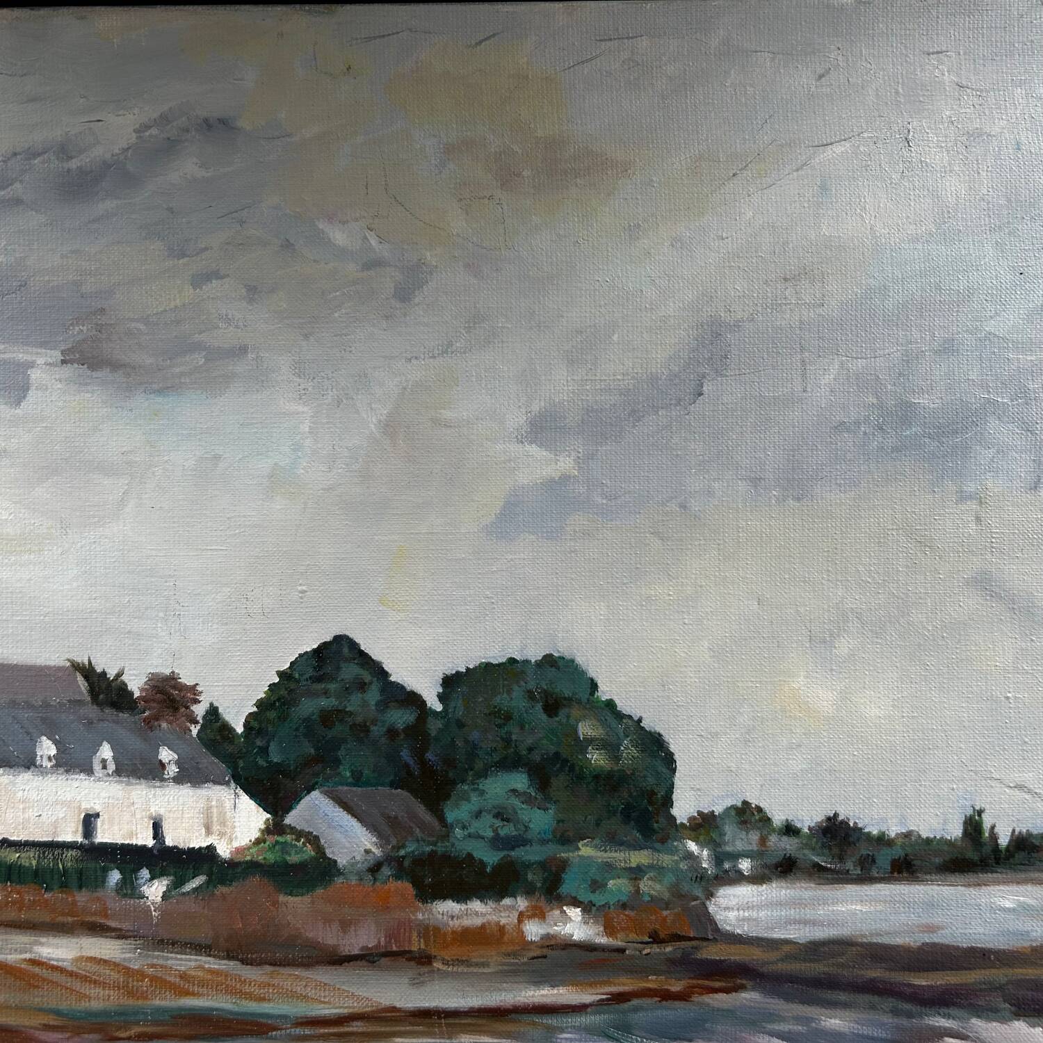 Breton village tableau of the Aber