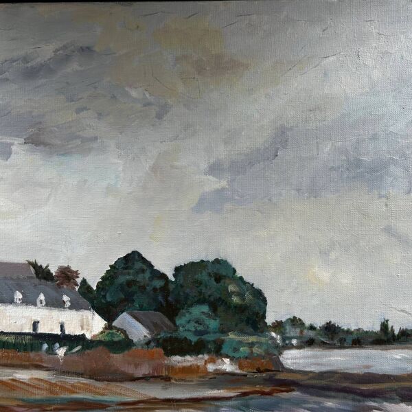 Tableau Village breton de l’aber