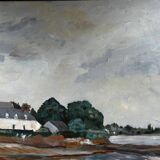 Breton village tableau of the Aber