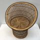 Emmanuelle armchair in rattan and braided buri