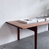 Table basse vintage Hans J Wegner en chêne