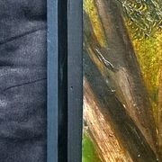 Tableau post-impressionniste de jean piaubert, huile sur carton 1940