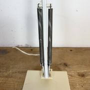 Vintage White Italian Architect Table Lamp, 1970s
