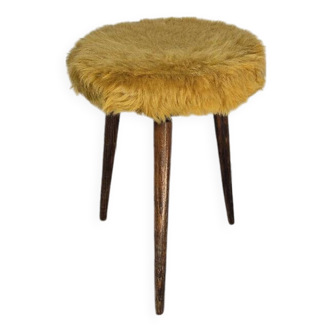 Wooden tripod stool