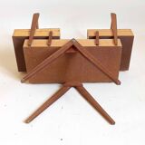 Little worker with compass feet from the 1960s Height 41 cm