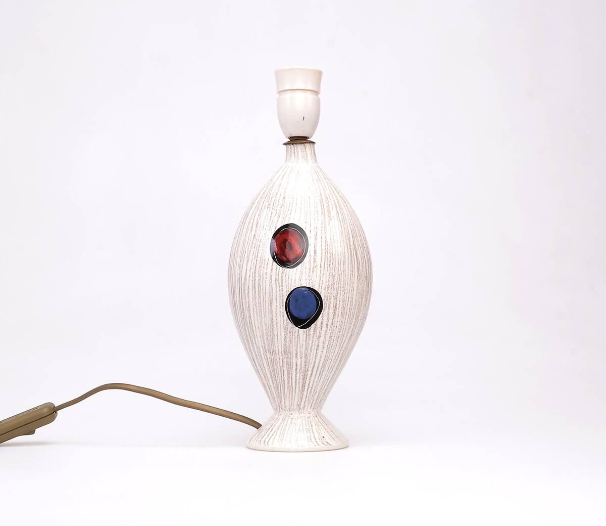 Sesto di Fiamma porcelain table lamp, Italy 1950s