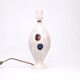 Sesto di Fiamma porcelain table lamp, Italy 1950s