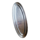 Large oval Christofle tray in silver metal