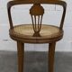 Vintage Louis XVI style chair – Cane seat, lyre-shaped back