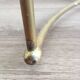 Table d'appoint laiton et plexiglass vintage